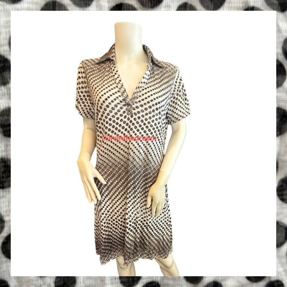 NWT David Cline V-Neck Short Sleeve T-Shirt Dress SZ Small $119 - Picture 2 of 16